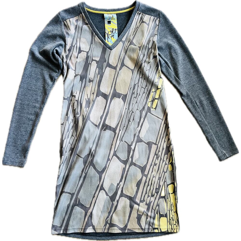 Volt Design Graphic Design Abstract Women’s Dress Medium Sheath‎